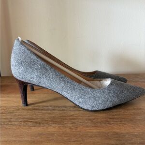 Nine West Gray Pointed Toe Heels